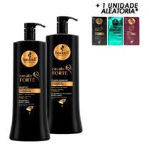 Kit Haskell Cavalo Forte Shampoo/Condicionador 1 Litro Cada