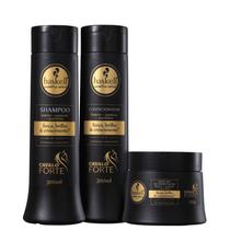 Kit Haskell Cavalo Forte Shampoo Condicionador 300ml Máscara 250g 3 itens