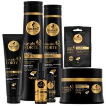 Kit Haskell Cavalo Forte Shampoo Condicionador 500ml Tratamento Completo Fortalecedor Kit Haskell Cavalo Forte Shampoo Condicionador 500ml Tratamento Completo Fortalecedor