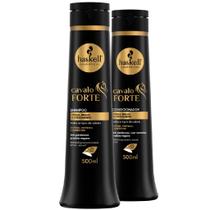 Kit Haskell Cavalo Forte Shampoo Condicionador 500ml Tratamento Fortalecimento Brilho Crescimento Kit Haskell Cavalo Forte Shampoo Condicionador 500ml Tratamento Fortalecimento Brilho Crescimento