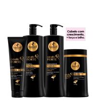 Kit Haskell Cavalo Forte Shampoo Condicionador e Másc. 900g - Leave In 150g