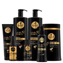 Kit Haskell Cavalo Forte Shampoo Condicionador Litro Máscara 900g (7 Itens)