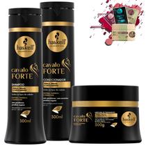 Kit Haskell Cavalo Forte Shampoo Condicionador Mascara 300g