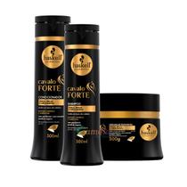 Kit Haskell Cavalo Forte Shampoo Condicionador Mascara 300ml Kit Haskell Cavalo Forte Shampoo Condicionador Mascara 300ml