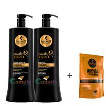 Kit Haskell Cavalo Forte Shampoo E Condicionador 1litro