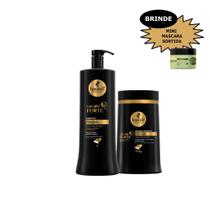 Kit Haskell Cavalo Forte Shampoo Mascara Litro Mimo