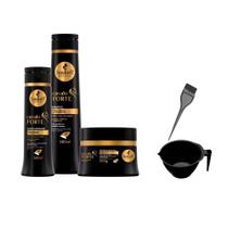 Kit Haskell Cavalo Forte Shp 500ml Cond e Masc 300g +Cumbuca