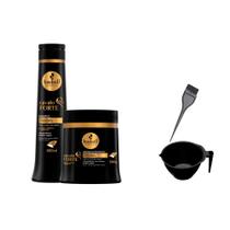 Kit Haskell Cavalo Forte Shp 500ml e Máscara 500gr +Cumbuca