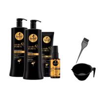 Kit Haskell Cavalo Forte Shp Cond 1L Leave Selante +Cumbuca