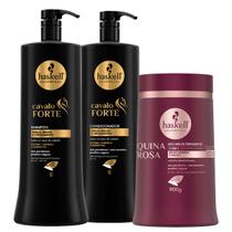 Kit Haskell Cavalo Forte Shp/Cond 1L + Máscara Quina 900g