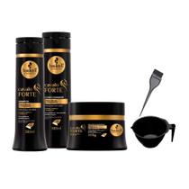 Kit Haskell Cavalo Forte Shp Cond Máscara 300ml/g +Cumbuca