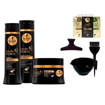 Kit Haskell Cavalo Forte Trio 300ml Cumbuca, Presilha e Sachê Kit Haskell Cavalo Forte Trio 300ml Cumbuca, Presilha e Sachê