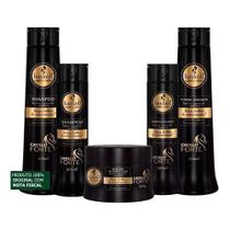 Kit Haskell Cavalo Forte Trio P + Shampoo E Condic 500ml