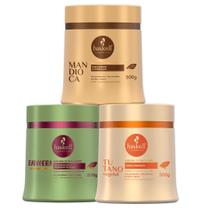 Kit Haskell Cronograma Bananeira Mandioca Tutano 500g Kit Haskell Cronograma Bananeira Mandioca Tutano 500g