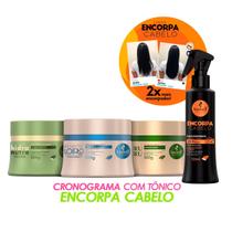 Kit Haskell Cronograma Cabelos Loiros 300g + Tônico Encorpa Kit Haskell Cronograma Cabelos Loiros 300g + Tônico Encorpa