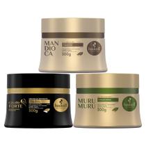 Kit Haskell Cronograma Capilar Cavalo Forte, Murumuru, Mandioca Kit Haskell Cronograma Capilar Cavalo Forte, Murumuru, Mandioca