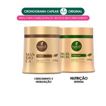 Kit Haskell Cronograma Capilar Másc 500g Mandioca+ Murumuru