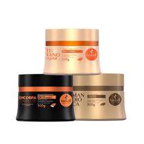 Kit haskell cronograma capilar para cabelos finos e ralos Kit haskell cronograma capilar para cabelos finos e ralos