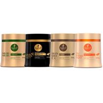 Kit Haskell Cronograma Máscara Cavalo Forte Tutano Mandioca Murumuru 500g