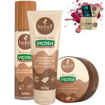 Kit Haskell Doce de Leite Splash e Hidra 200 Esfoliante 150