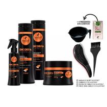 Kit Haskell Encorpa Cabelo 300ml 4 Produtos +Kit Presente Kit Haskell Encorpa Cabelo 300ml 4 Produtos +Kit Presente