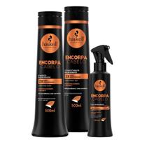 Kit Haskell Encorpa Cabelo Engrossador Sh. + Cond + Fluído