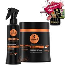 Kit Haskell Encorpa Cabelo Fluido 120ml Mascara 500gr Kit Haskell Encorpa Cabelo Fluido 120ml Mascara 500gr