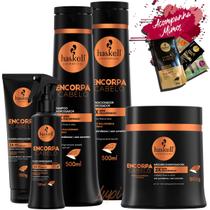 Kit Haskell Encorpa Cabelo Sh Cond 500ml + 3 itens