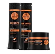 Kit haskell encorpa cabelo - sh, cond e máscara 300