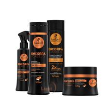 Kit Haskell Encorpa Cabelo Sh Cond Masc 300 Fluido 4 Itens