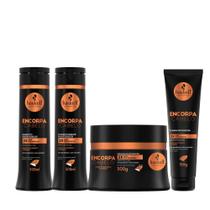 Kit Haskell Encorpa Cabelo Shampoo 300ml + Condicionador 300ml + Máscara 300g + Pomada Volume, Força e Definição Kit Haskell Encorpa Cabelo Shampoo 300ml + Condicionador 300ml + Máscara 300g + Pomada Volume, Força e Definição