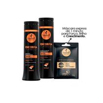 Kit Haskell Encorpa Cabelo Shampoo + Cond 300ml +Máscara 40g