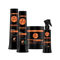 Kit Haskell Encorpa Sh Cond Masc 500ml e Fluido 120ml