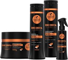 Kit Haskell Encorpa Shampoo 300ml , Condicionador 300ml , Mascara 300g e Fluido 120ml Kit Haskell Encorpa Shampoo 300ml , Condicionador 300ml , Mascara 300g e Fluido 120ml