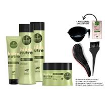 Kit Haskell Hidranutre 300ml Shp Cnd Másc Leav +Kit Presente