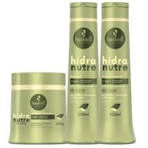 Kit Haskell HidraNutre Shampoo 500ML 1 Condicionador 500ML 1 Mascara 500ML