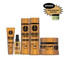 Kit Haskell Infusão De Óleos 300 Ml Completo Mimo