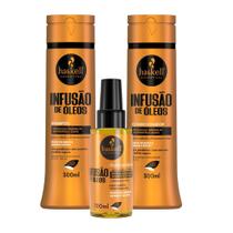 Kit Haskell Infusão de Óleos Sh/Cond 300ml + Óleo 100ml