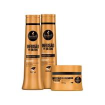 Kit Haskell Infusão de Óleos Sh, Cond 500ml e Máscara 300g Kit Haskell Infusão de Óleos Sh, Cond 500ml e Máscara 300g