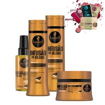Kit Haskell Infusão de Óleos Sh Cond Másc 300gr e Óleo 100ml Kit Haskell Infusão de Óleos Sh Cond Másc 300gr e Óleo 100ml