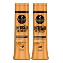 Kit Haskell Infusão de óleos Shampoo 300ML + 1 Condicionador 300ML