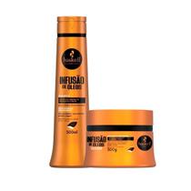 Kit Haskell Infusão De Óleos Shampoo 500ml + Máscara 300g
