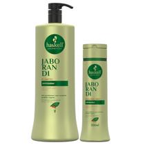 Kit Haskell JABORANDI Shampoo 1 Litro Condicionador 300 ml Kit Haskell JABORANDI Shampoo 1 Litro Condicionador 300 ml
