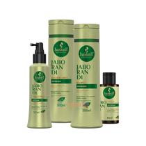 Kit Haskell Jaborandi Shampoo Cond Nectavita e Tonico 300ml
