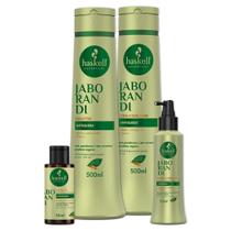 Kit Haskell Jaborandi Shampoo Cond Nectavita E Tônico 500ml