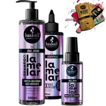 Kit Haskell Lamelar Sh 300ml Másc 200ml e Óleo 100ml