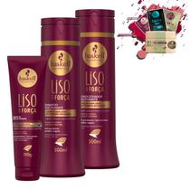 Kit Haskell Liso Com Força Sh Cond 300ml Finalizador 150ml Kit Haskell Liso Com Força Sh Cond 300ml Finalizador 150ml