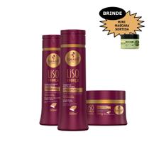 Kit Haskell Liso Com Força Shamp Cond Masc 300ml Mimo