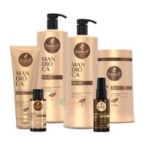 Kit Haskell Mand. 1L Sh Cond Masc Leave in 240 Reparador e Necta