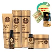 Kit Haskell Mand 300ml Sh cond Masc Leave in 150g Oleo e Rep